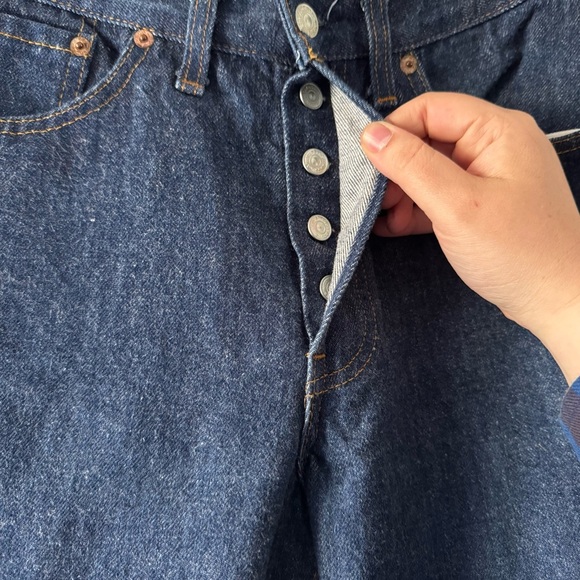 Levi's Vintage Original 501 Button Fly 80’s Rare Blue Jeans High Rise 29 Waist - Picture 10 of 16